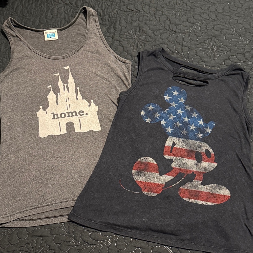 🖤 3 for $15 🖤 2 pack Disney tanks